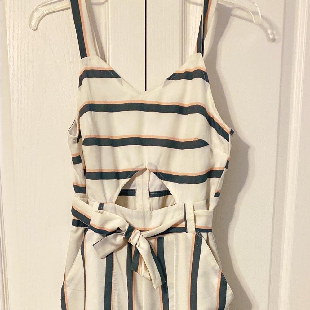 Chic Stripe Romper